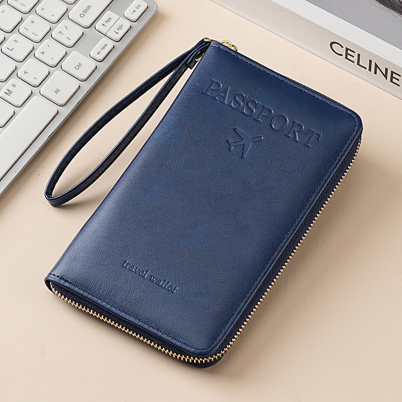 Women's Leather Wallet–Multifunctional RFID Passport Wallet ✨