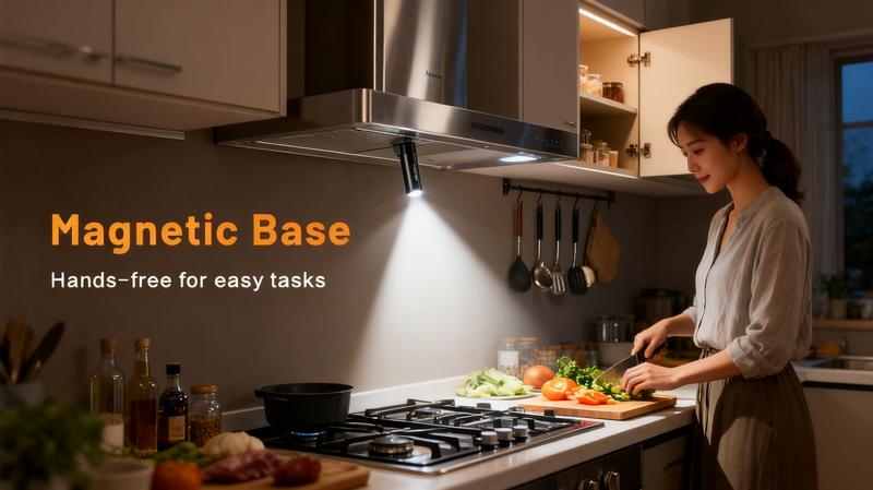 🔦Pocket Rechargeable EDC Flashlight:  Mini Keychain Light with Fire Starter & Window Breaker