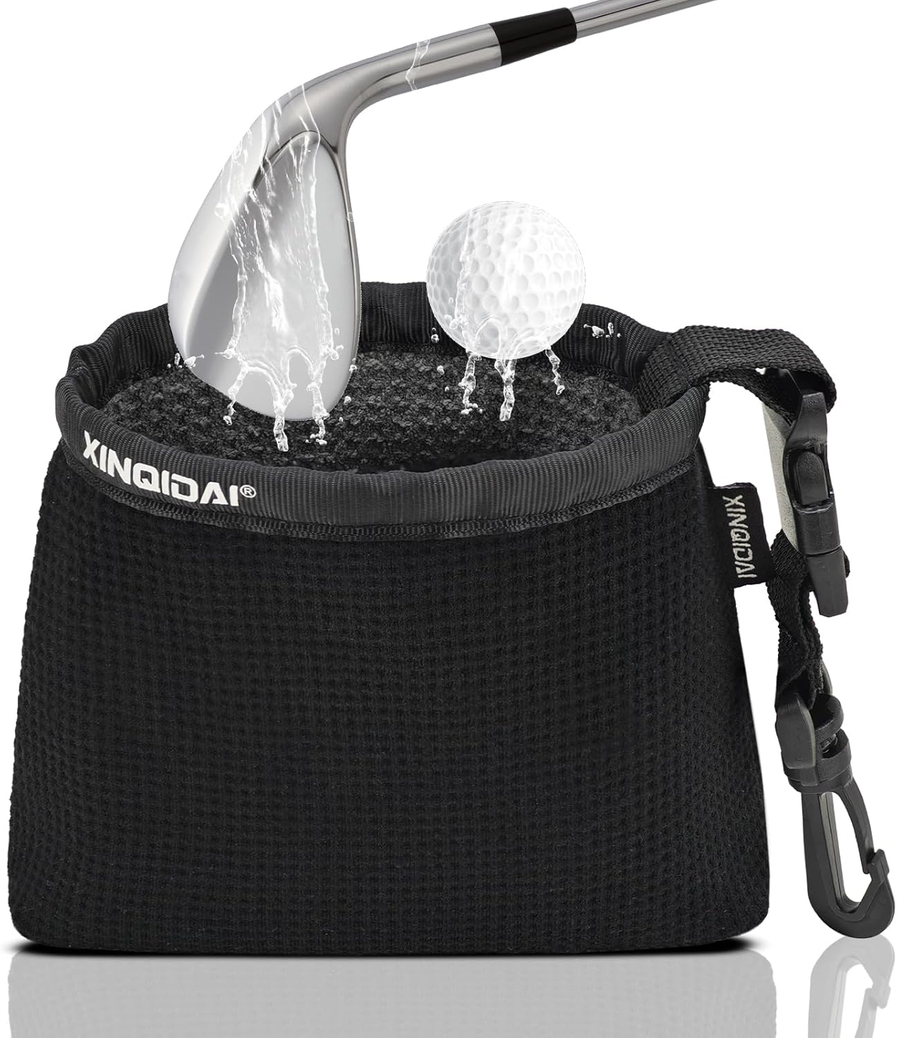 Golf Club and Golf Ball Cleaning Bag