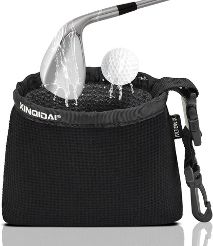 Golf Club and Golf Ball Cleaning Bag