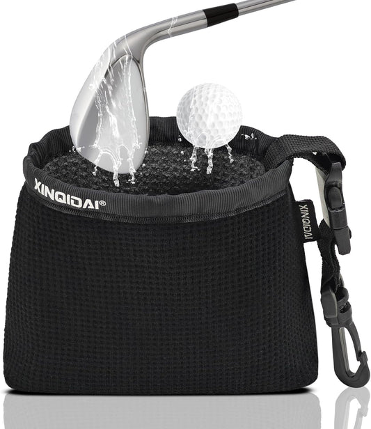 Golf Club and Golf Ball Cleaning Bag