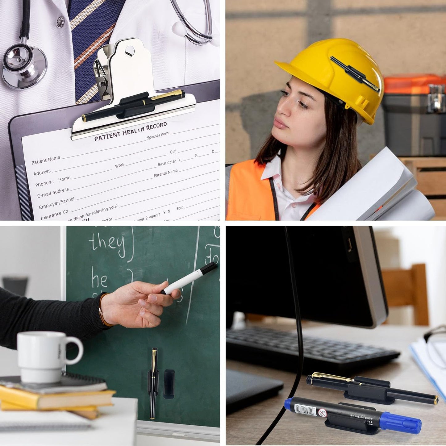 20 Pack Pen Holder Silicone – For Toothbrushes, Pens, Cables & More! 🔧💡