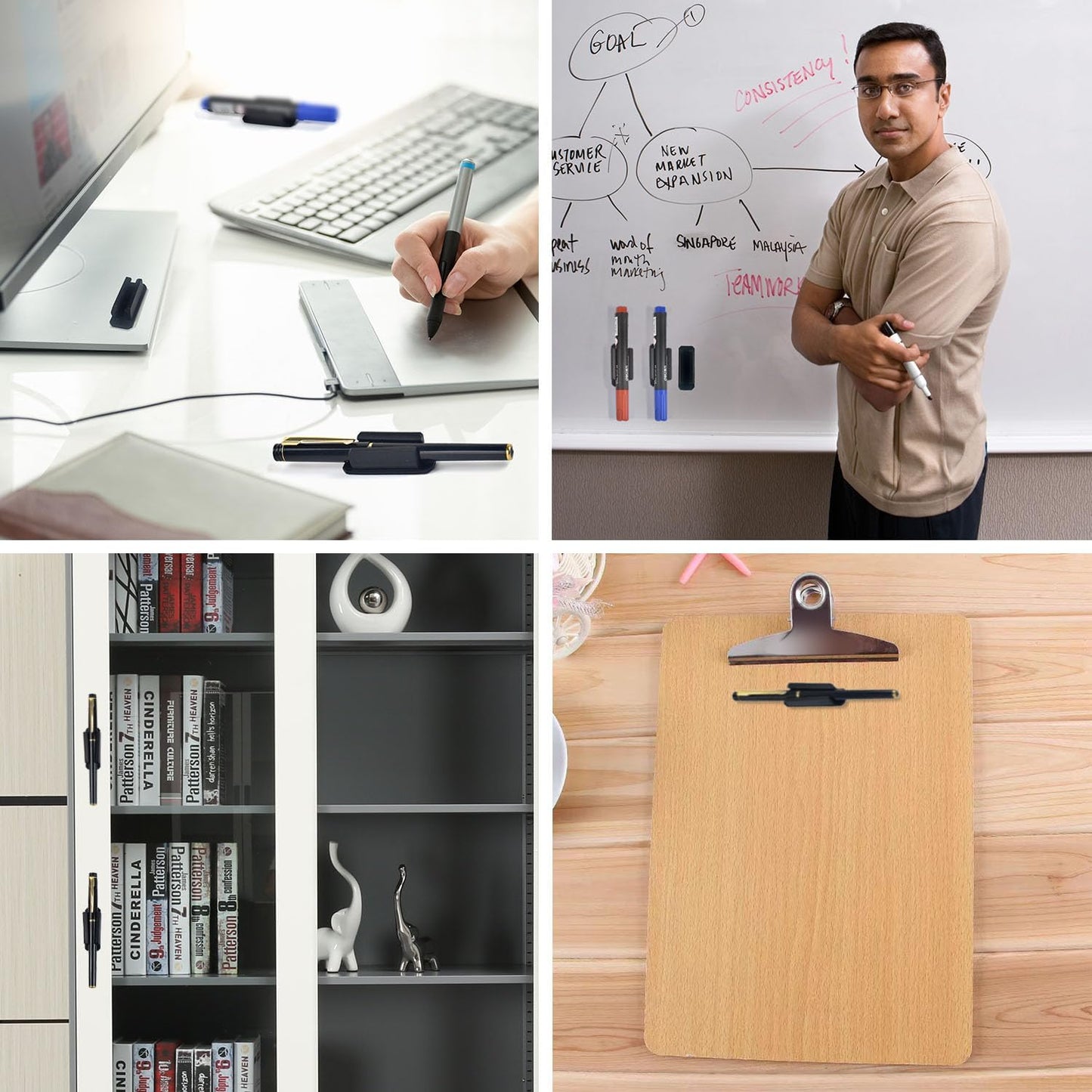 20 Pack Pen Holder Silicone – For Toothbrushes, Pens, Cables & More! 🔧💡