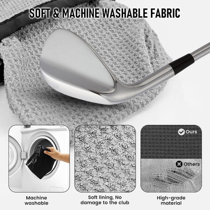 Golf Club and Golf Ball Cleaning Bag