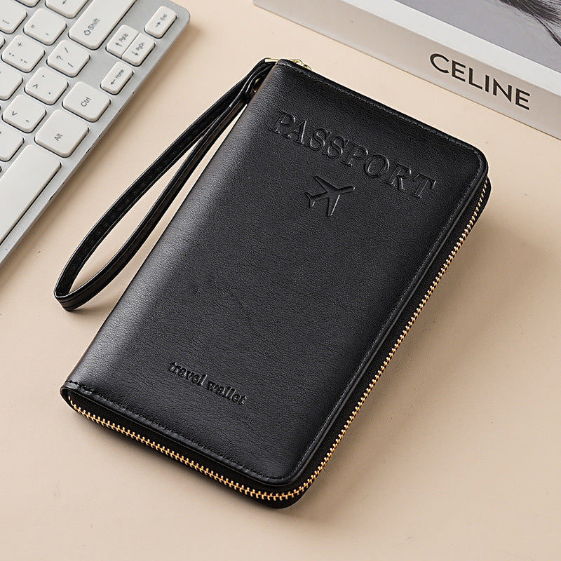 Women's Leather Wallet–Multifunctional RFID Passport Wallet ✨