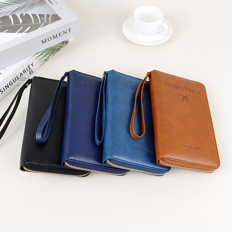 Women's Leather Wallet–Multifunctional RFID Passport Wallet ✨