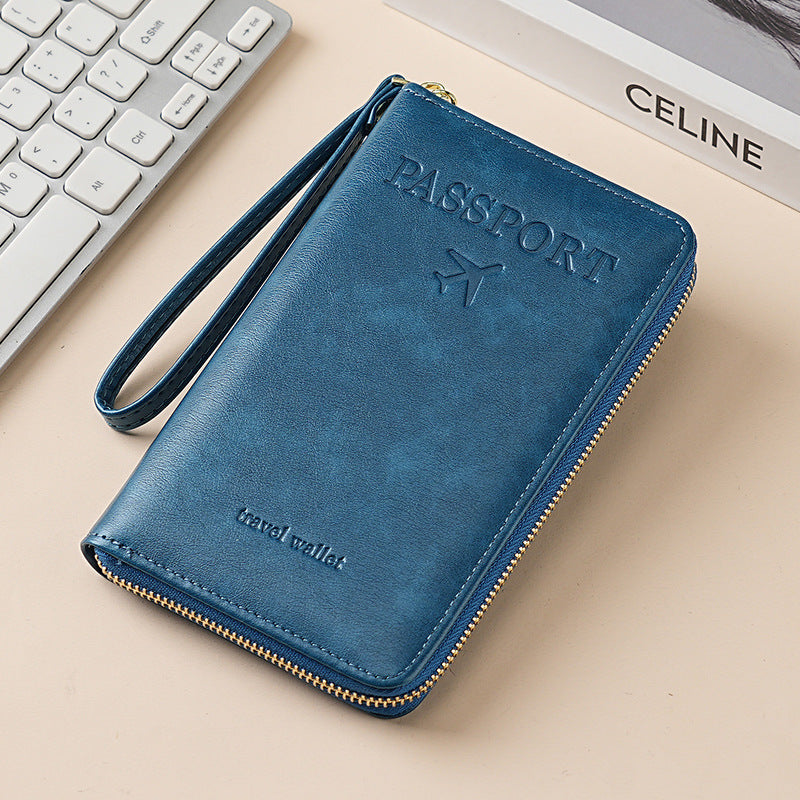 Women's Leather Wallet–Multifunctional RFID Passport Wallet ✨