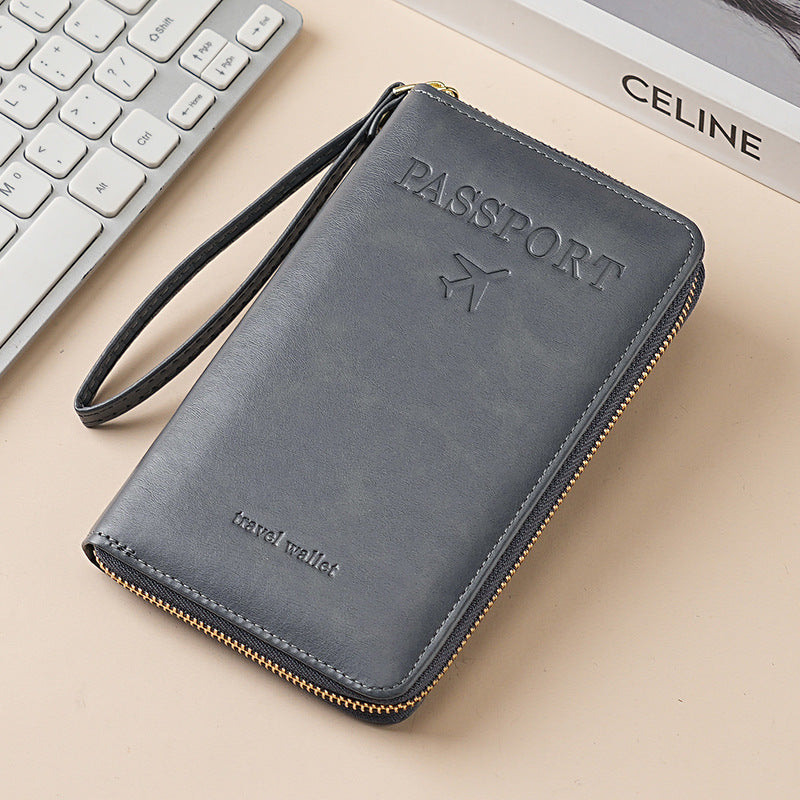 Women's Leather Wallet–Multifunctional RFID Passport Wallet ✨