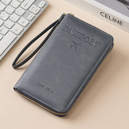 Women's Leather Wallet–Multifunctional RFID Passport Wallet ✨