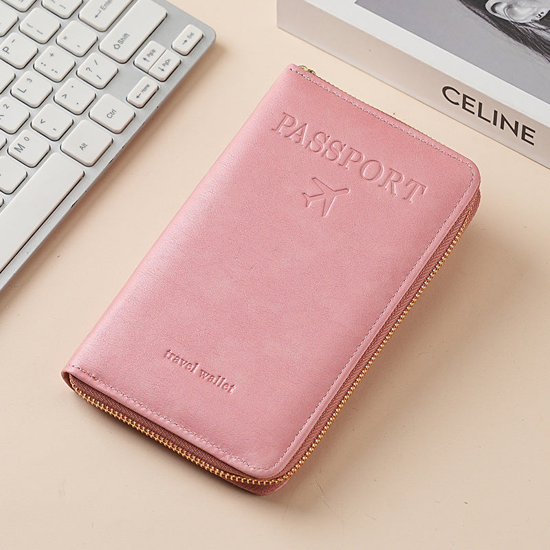 Women's Leather Wallet–Multifunctional RFID Passport Wallet ✨