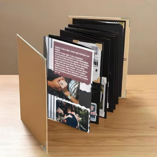 🔥✨The Memory Keeper: 230 cm Accordion Scrapbook Album📚