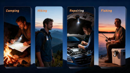 🔦Pocket Rechargeable EDC Flashlight:  Mini Keychain Light with Fire Starter & Window Breaker